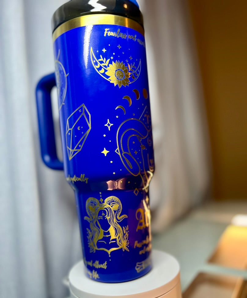 40 oz Off Brand Aries tumbler