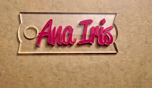 Tumbler Name Toppers