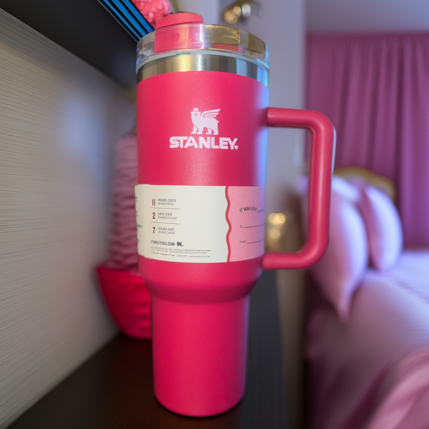 40 oz Fushia Dupe Stanley_sale