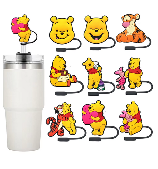 Cartoon Straw Toppers