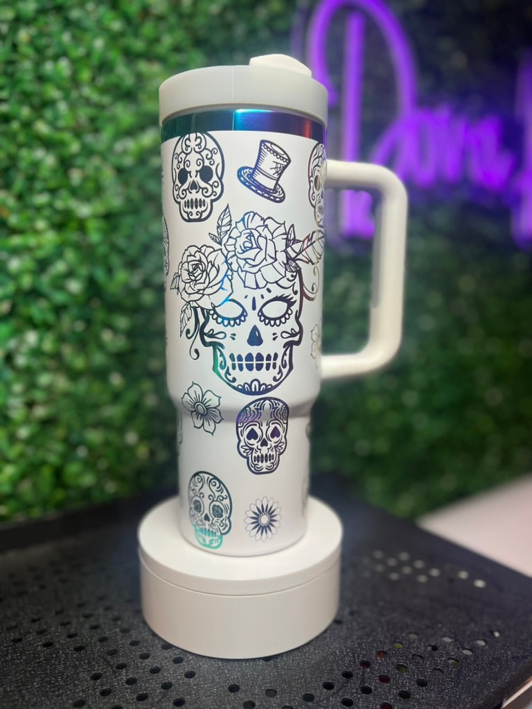 30 oz Dia de los muertos dupe -RTS