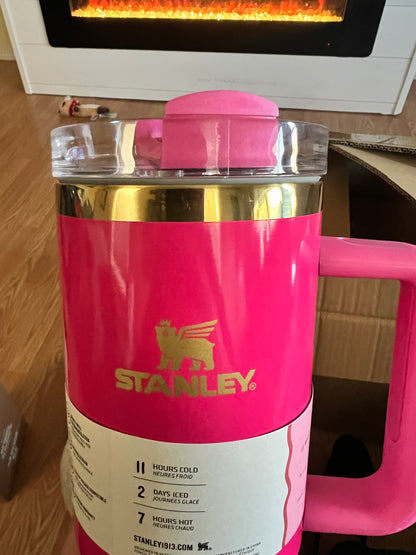 40 oz Gold and Pink Stanley dupe_Sale